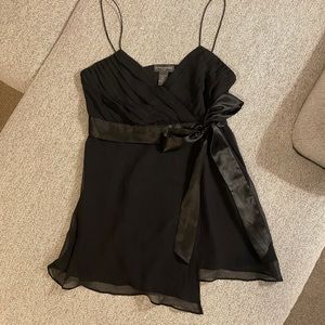 Silk spaghetti strap top